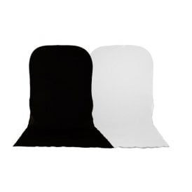MAN-LL-LB6701 Plain Collapsible 1.8 x 2.15m with Black/White Train