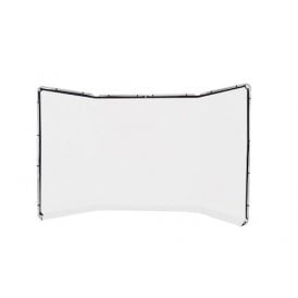 MAN-LL-LB7623 Panoramic Background 4m White