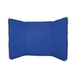 MAN-LL-LB7943 Panoramic Background 4m Chroma Key Blue