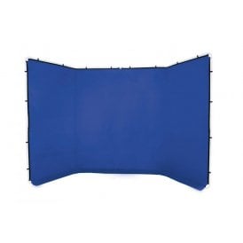MAN-LL-LB7963 Panoramic Background Cover 4m Chroma Key Blue