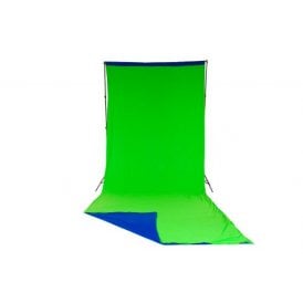MAN-LL-LC5887 Chromakey Curtain Reversible Blue/Green