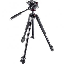 MAN-MK190X3-2W Three Section Tripod with MHXPRO-2W Fluid Head