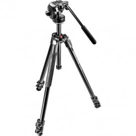MAN-MK290XTA3-2W Xtra Aluminum Tripod with 128RC Micro Fluid Video Head