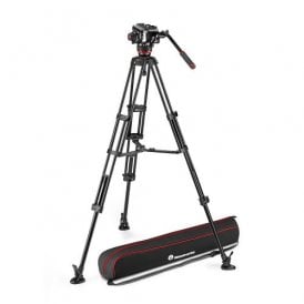 MAN-MVK504XTWINMA 504X Fluid Video Head with Aluminium Twin Leg Tripod MS