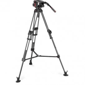 MAN-MVK509TWINFC 509 Pro Video Head with 645 Fast Twin Carbon Tripod