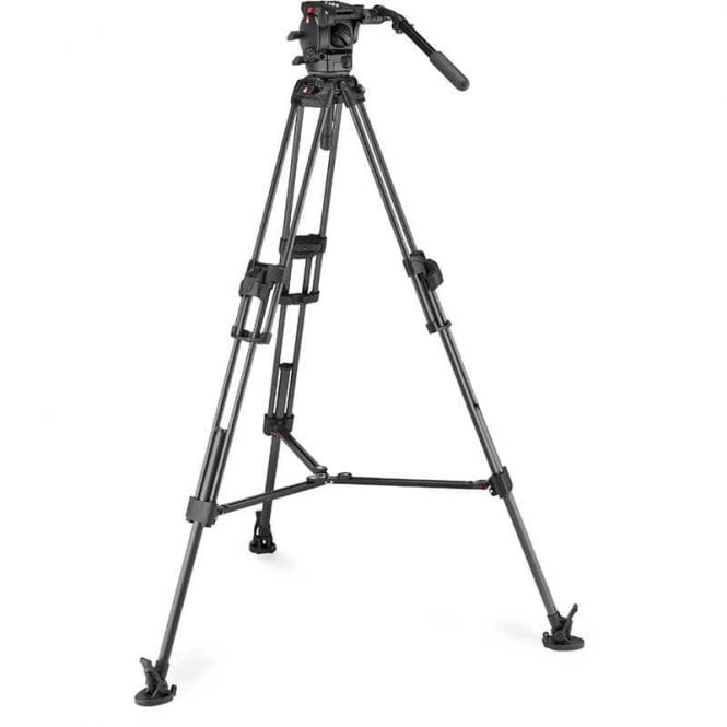 Manfrotto MAN-MVK526TWINFC 526 Pro Video Head with 645 Fast Twin Carbon Tripod