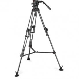 MAN-MVK526TWINFC 526 Pro Video Head with 645 Fast Twin Carbon Tripod