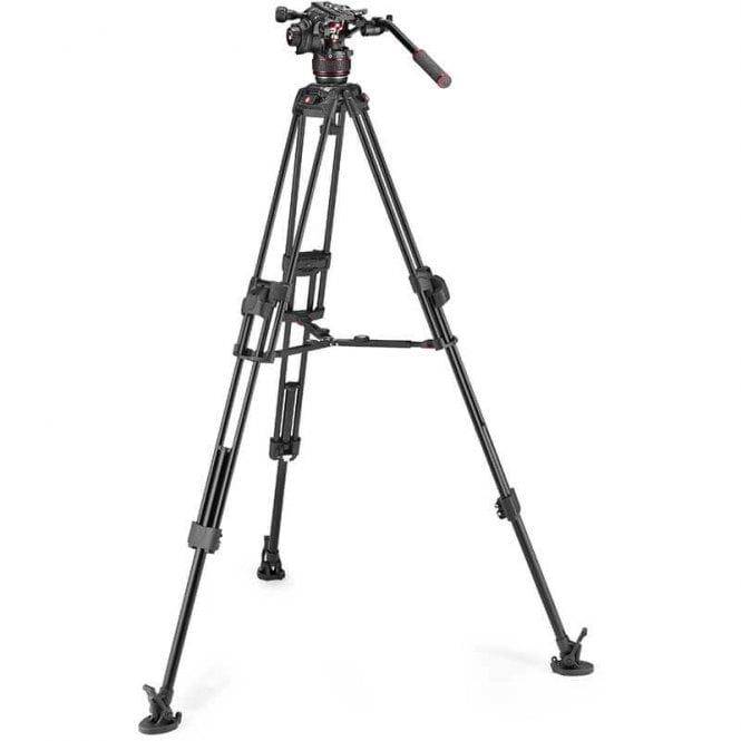 Manfrotto MAN-MVK608TWINFA Nitrotech 608 series with 645 Fast Twin Aluminium Tripod