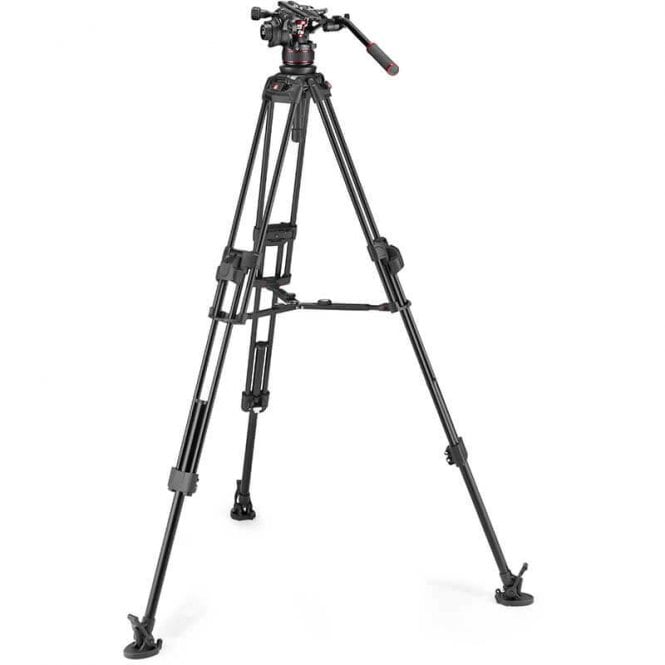 Manfrotto MAN-MVK612TWINFA Nitrotech 612 series with 645 Fast Twin Aluminium Tripod