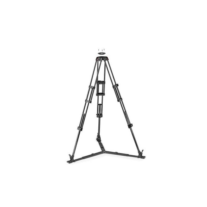 Manfrotto MAN-MVTTWINGC CF Twin Leg with Ground Spreader Video Tripod & Bowl