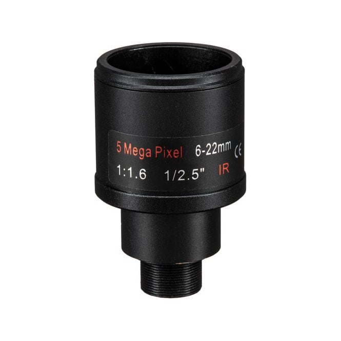 Marshall CV-0622-5MP 6-22mm F1.6 M12 Mount Varifocal Lens