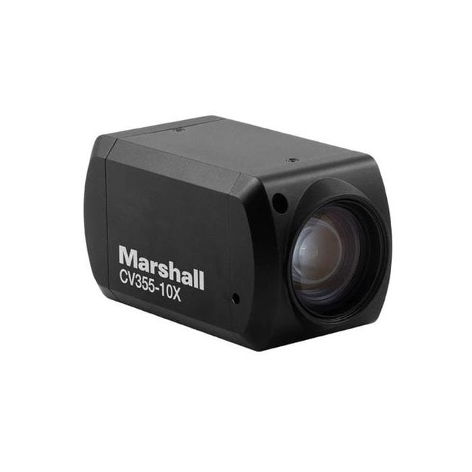 Marshall CV355-10X Compact HD Zoom Block Camera with 4.7mm-47mm 10x Zoom Lens