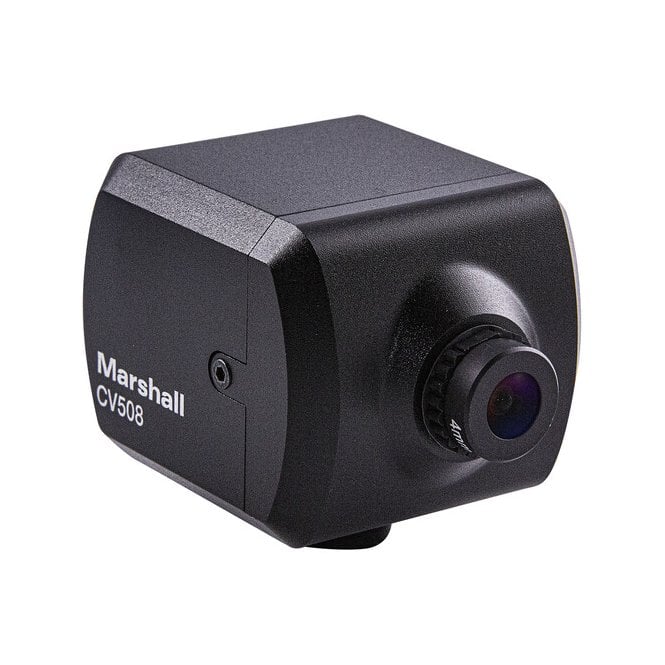 Marshall CV508 Mini Broadcast Camera with 4.0mm Interchangeable Lens