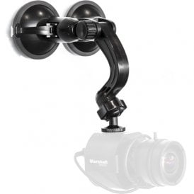CVM-9 Dual Suction Cup Glass Mount with Tilt Arm & 1/4-20” Thread Mount