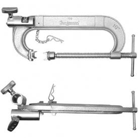 Matthews 10" C-Clamp With 2 - 1-1/8" Junior Receiver