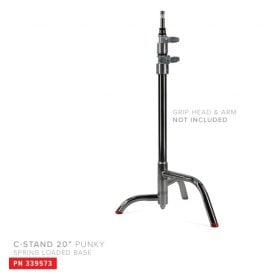 Matthews 20" C-Stand - "Punky" W/Spring Loaded Base - Chrome