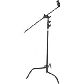 Matthews 40" C-Stand W/Sliding Leg, Includes Grip Head & Arm - Black