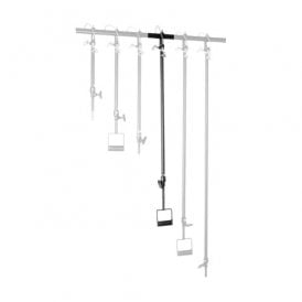 Matthews Lightweight Telescoping Hanger - 3' - 6' With Pipe Clamp & Stirrup
