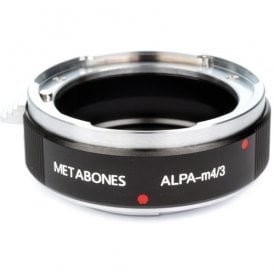 MB_ALPA-m43-BM1 ALPA to Micro FourThirds Adapter (Black Matt)