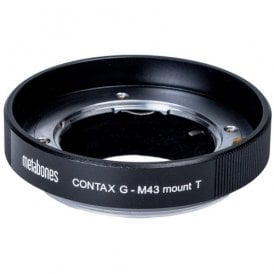 MB_CG-m43-BT1 Contax G to Micro FourThirds T Adapter (Black Matt)