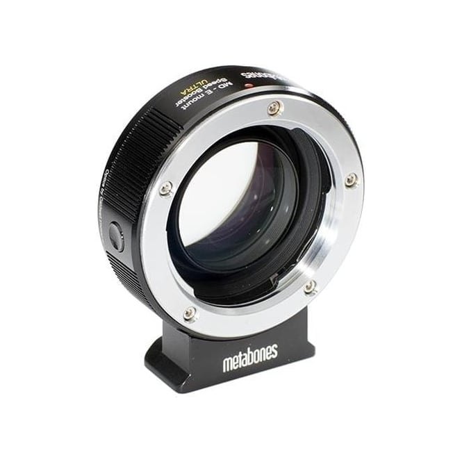 Metabones MB_SPROLLEI-E-BM2 Rollei QBM to E-mount Speed Booster ULTRA  0.71x (Black Matt)