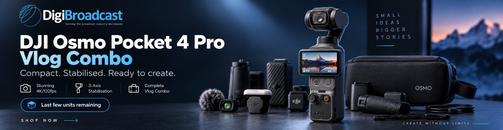 Osmo Pocket 4P Vlog Combo