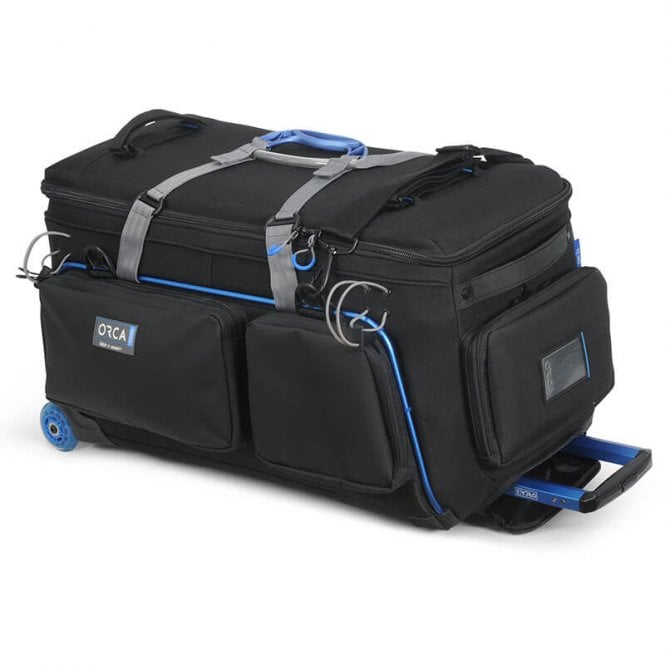 Orca or-14 rolling video bag with large external pockets