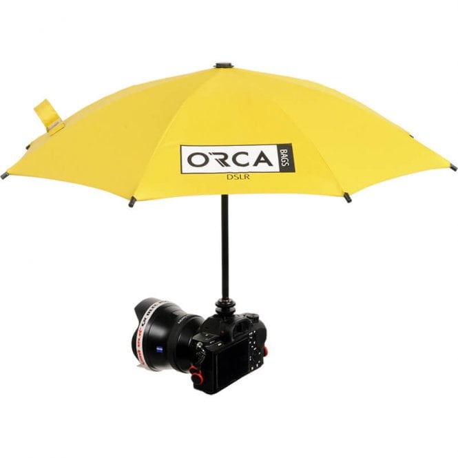 Orca or-590 small outdoor umbrella with hot shoe to 1/4