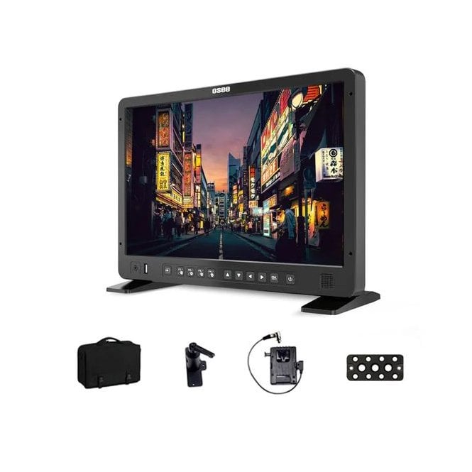 Osee Megamon 15 15.4inch 10bit 1000nits HDR Field Studio Production Monitor (V-Mount Kit)