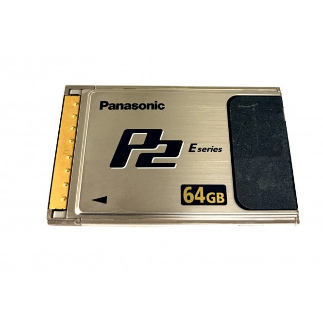 Panasonic  AJ-P2E064XG 64GB E-Series P2 Solid State Flash Memory Card, used