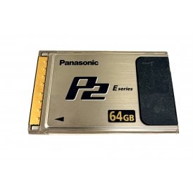 Panasonic AJ-P2E064XG 64GB E-Series P2 Solid State Flash Memory Card, used