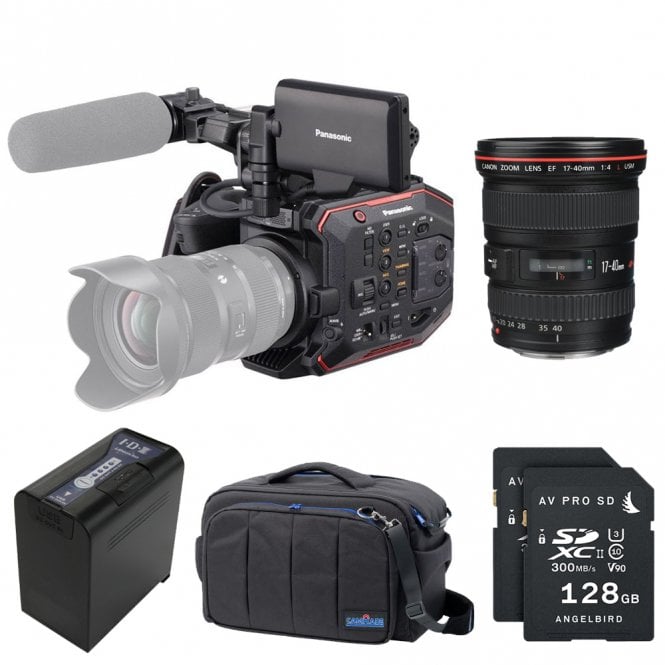 Panasonic AU-EVA1 Compact 5.7K Super 35mm Cinema Camera package E