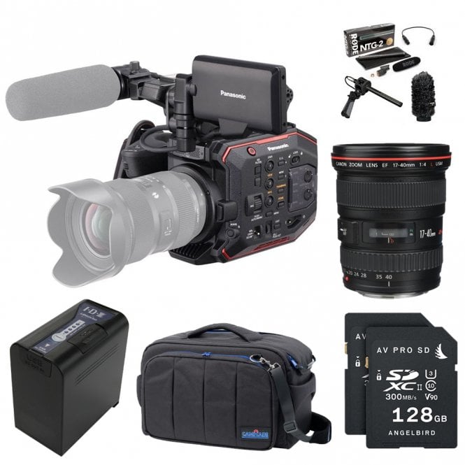 Panasonic AU-EVA1 Compact 5.7K Super 35mm Cinema Camera package F