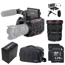 AU-EVA1 Compact 5.7K Super 35mm Cinema Camera package F