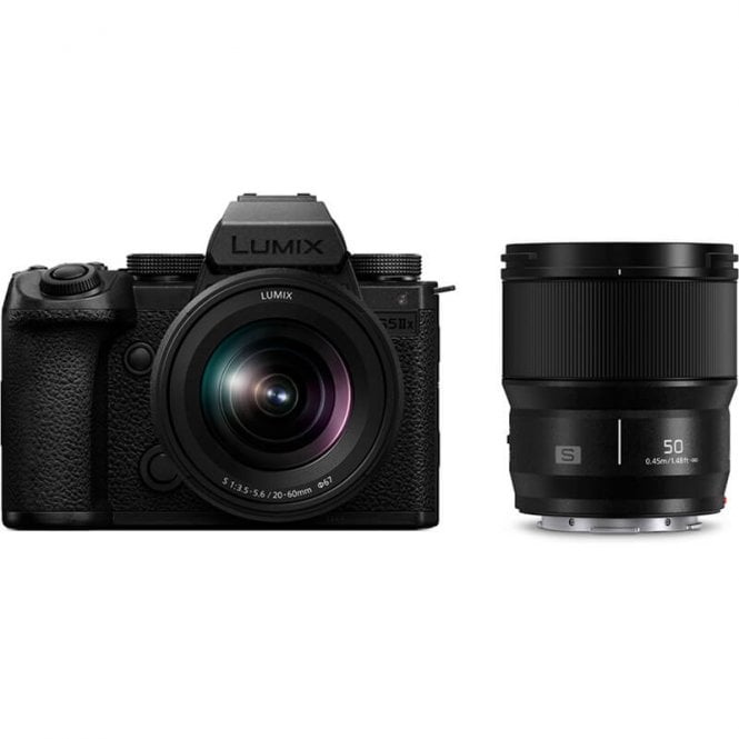 Panasonic Lumix  S5 IIX Body with Lumix S 20-60mm and 50mm