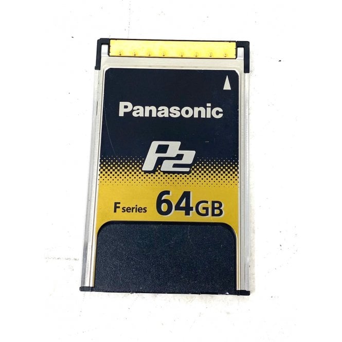 Panasonic  P2 64GB Memory Card, used (AJ-P2E064FG)