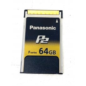 Panasonic P2 64GB Memory Card, used (AJ-P2E064FG)