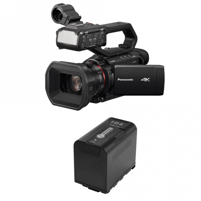 Panasonic PAN-AGCX10 4K Camcorder with NDI/HX package a