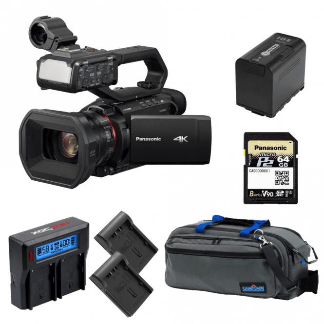 Panasonic PAN-AGCX10 4K Camcorder with NDI/HX package d