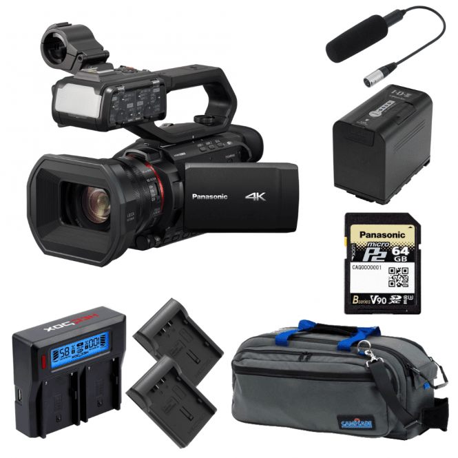 Panasonic PAN-AGCX10 4K Camcorder with NDI/HX package e