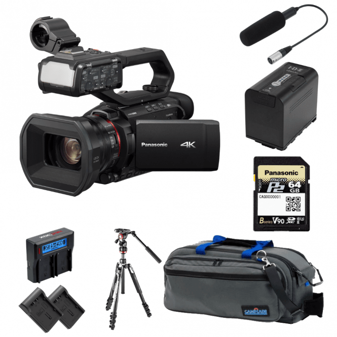Panasonic PAN-AGCX10 4K Camcorder with NDI/HX package f