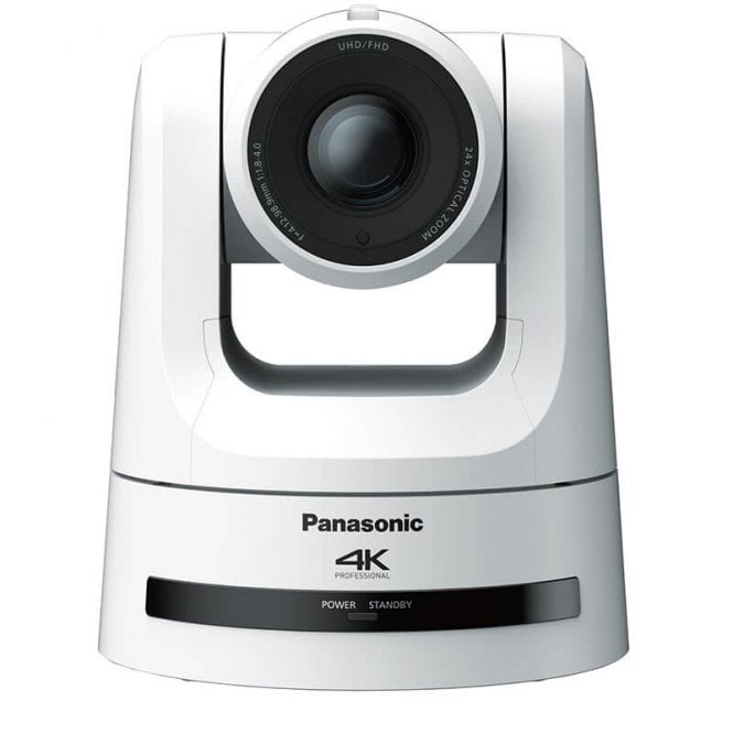 Panasonic PAN-AWUE100WEJ 4K 60p/50p PTZ Camera Supporting NDI and SRT (White)