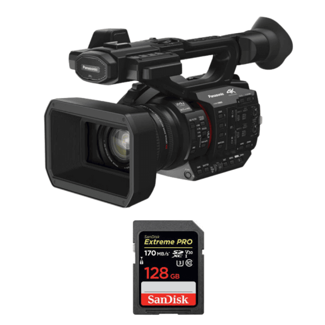 Panasonic PAN-HCX20E HC-X20E 4K 60p/50p Camcorder package a