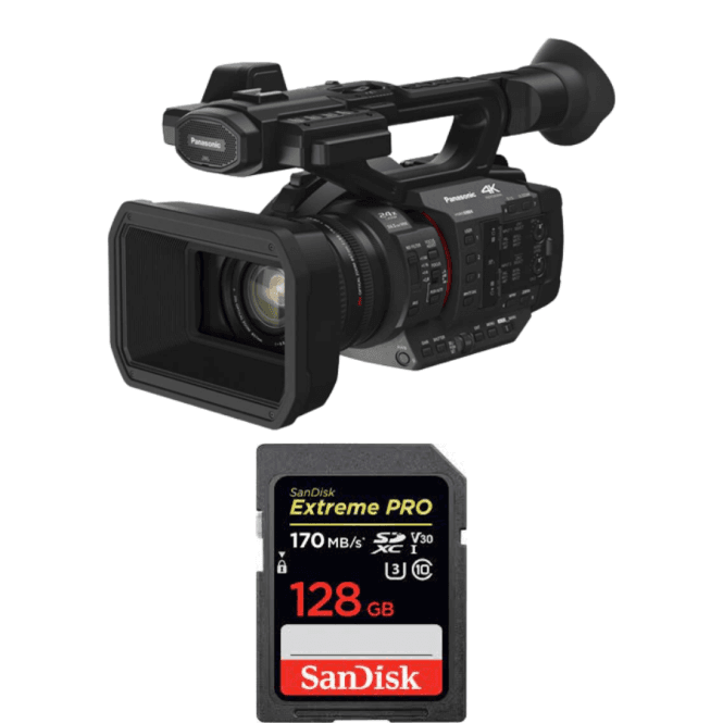 Panasonic  PAN-HCX2E Professional 4K 60p camcorder package a