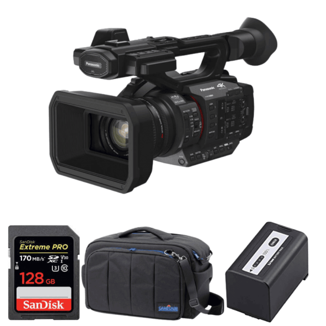Panasonic  PAN-HCX2E Professional 4K 60p camcorder package c