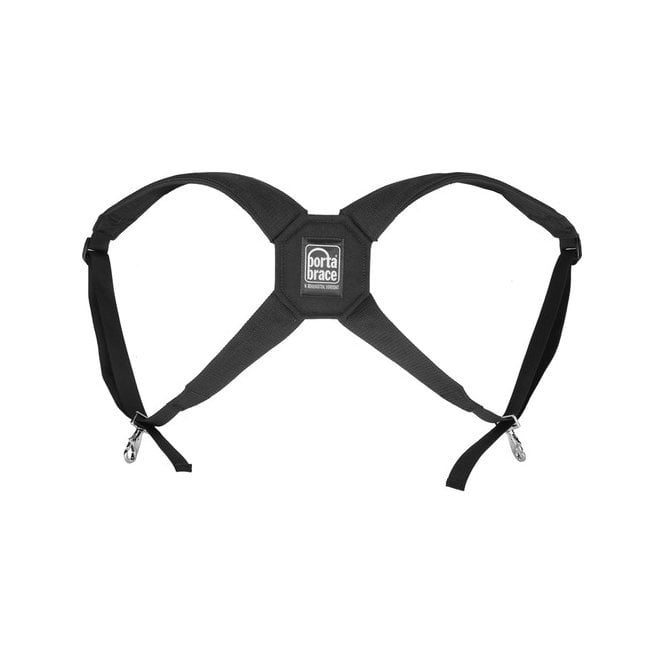 Portabrace AH-2S Durable Nylon Harness with Padded Back Cross-Section & Waist-Belt