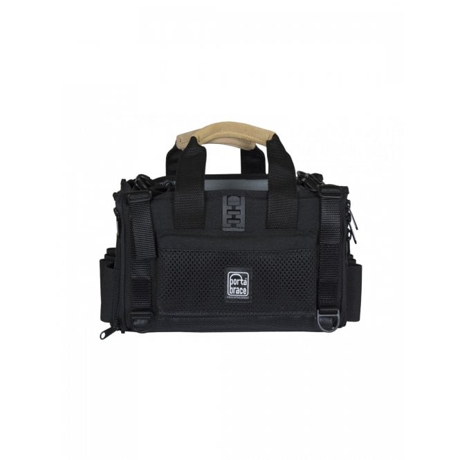 Portabrace AO-1.5SILENT Audio Organizer SILENT Pro Audio Bag for Field Recorders (Black)