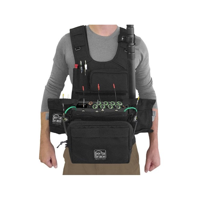Portabrace ATV-MIXPRE10T Audio Tactical Vest Custom-fit for Sound Devices MixPre-10T
