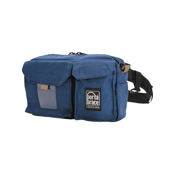 Portabrace BP-1 Durable Cordura Pouch Worn on Nylon Belt (Blue)