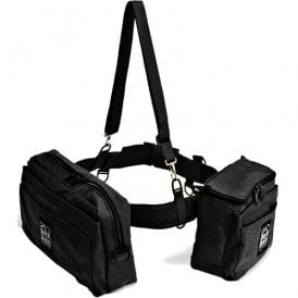 BP-2B Durable Cordura Pouches Worn on Nylon Belt (2 pouches, Black)